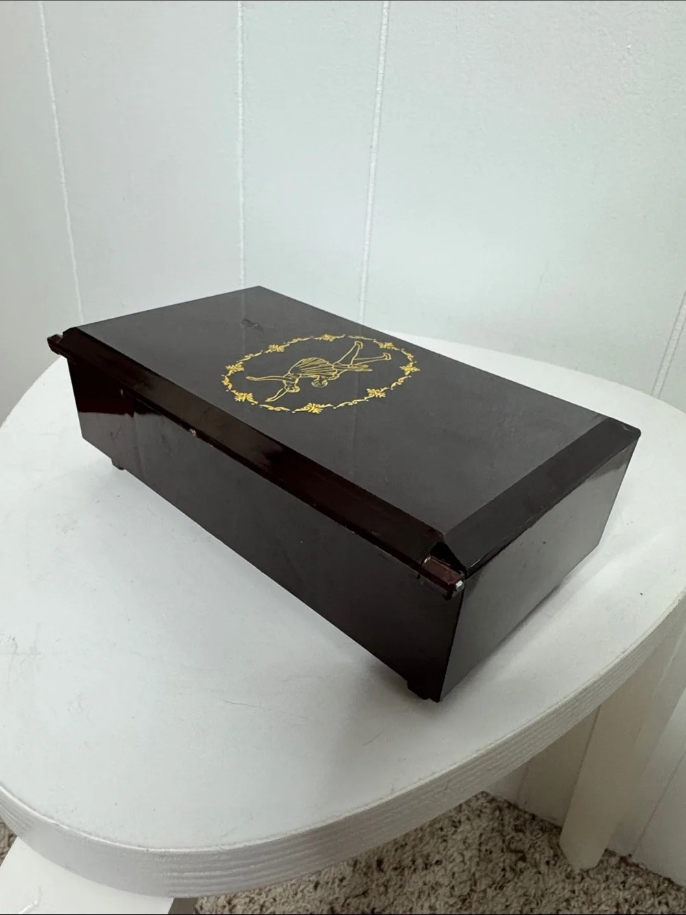 Vintage music jewelry box